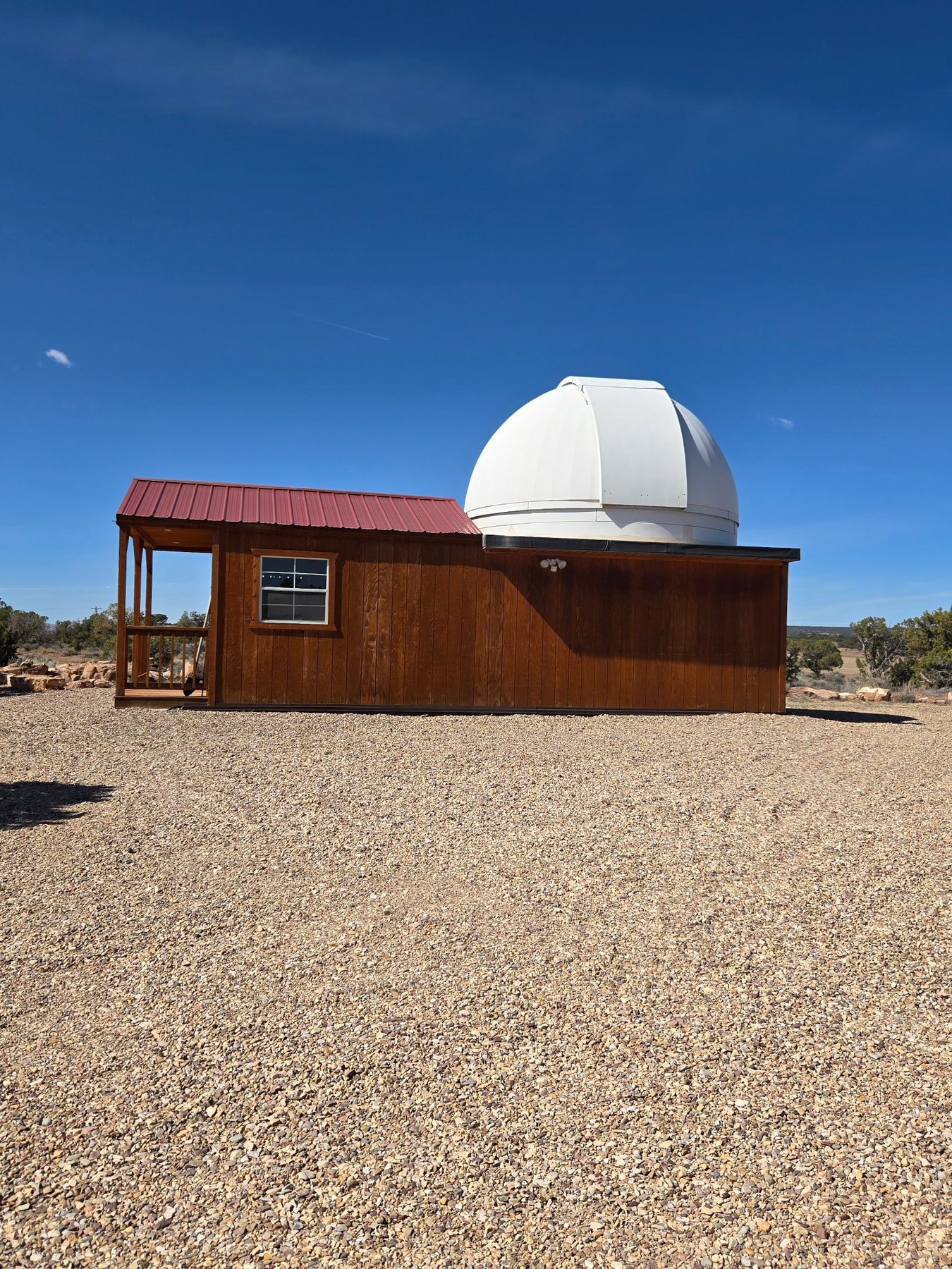 Observatory building on the site